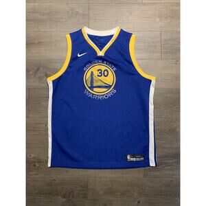 Nike NBA Golden State Warriors Steph Curry #30 Swingman Jersey Sz XL 18-20 Boys